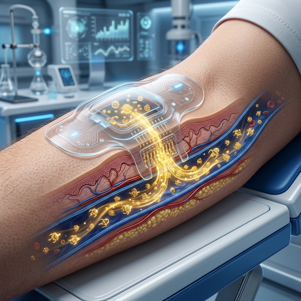 Ilustración Médica de Nanotecnología TTS